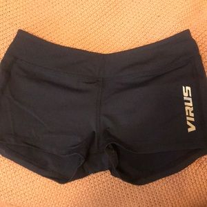 VIRUS compression booty shorts